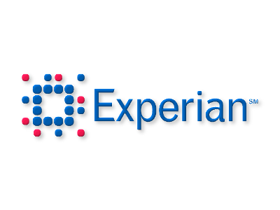 Logo for Experian, on of the 3