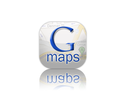 this time for google maps. Logo: